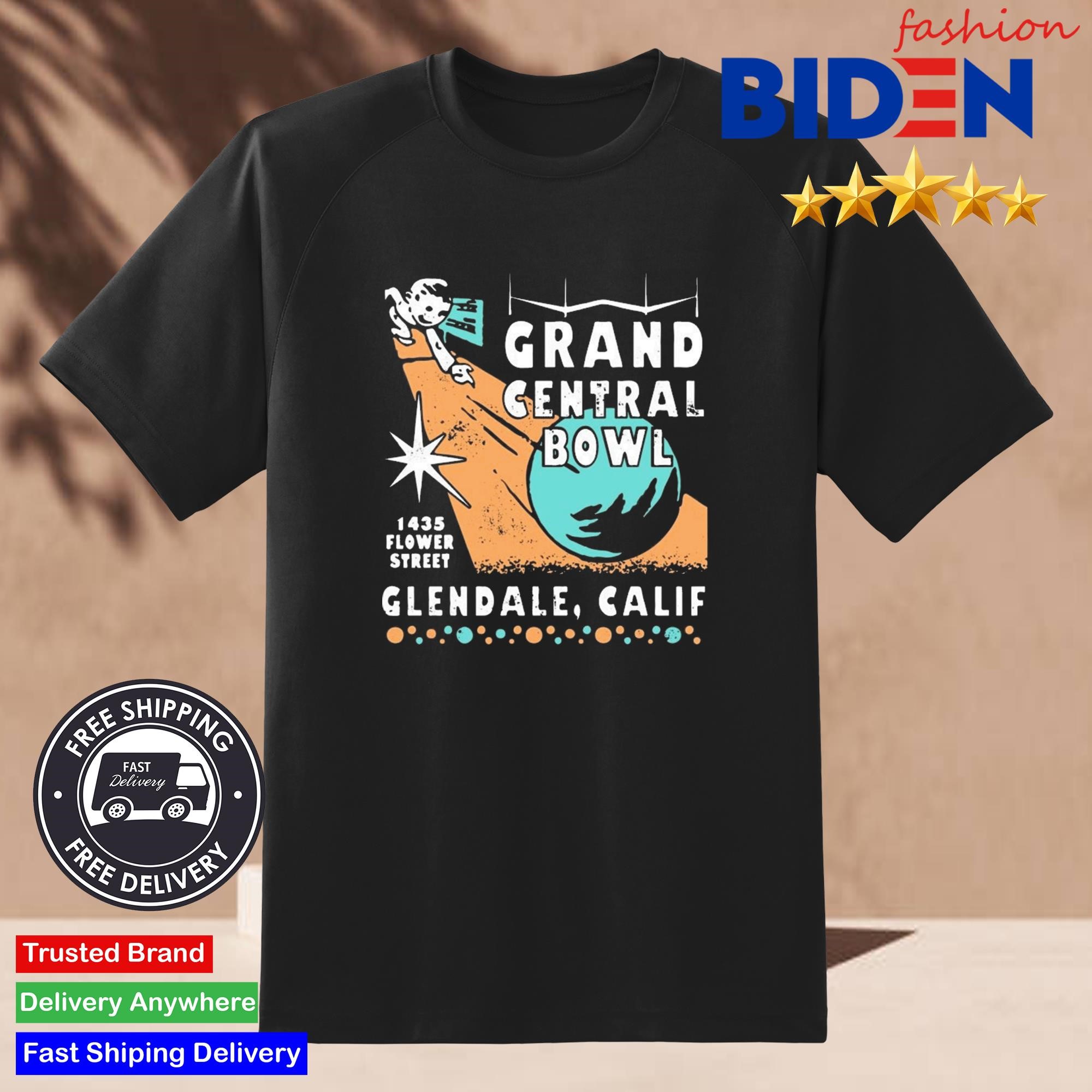 Grand Central Bowl - Glendale, CA - Vintage Bowling Alley Shirt