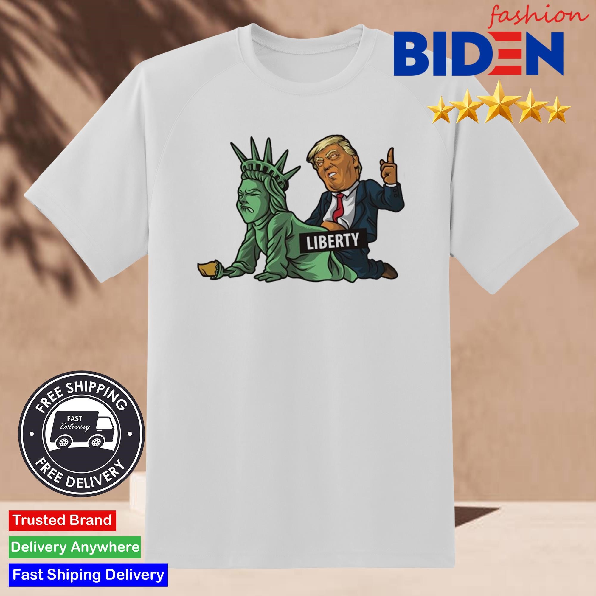 Trump Fucks Liberty Anti Government Shirt